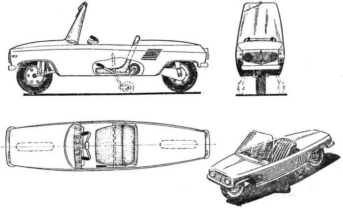 Автороллер — двухколестный автомобиль