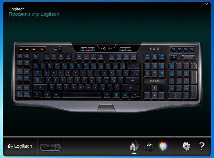 Logitech gaming keyboard g110